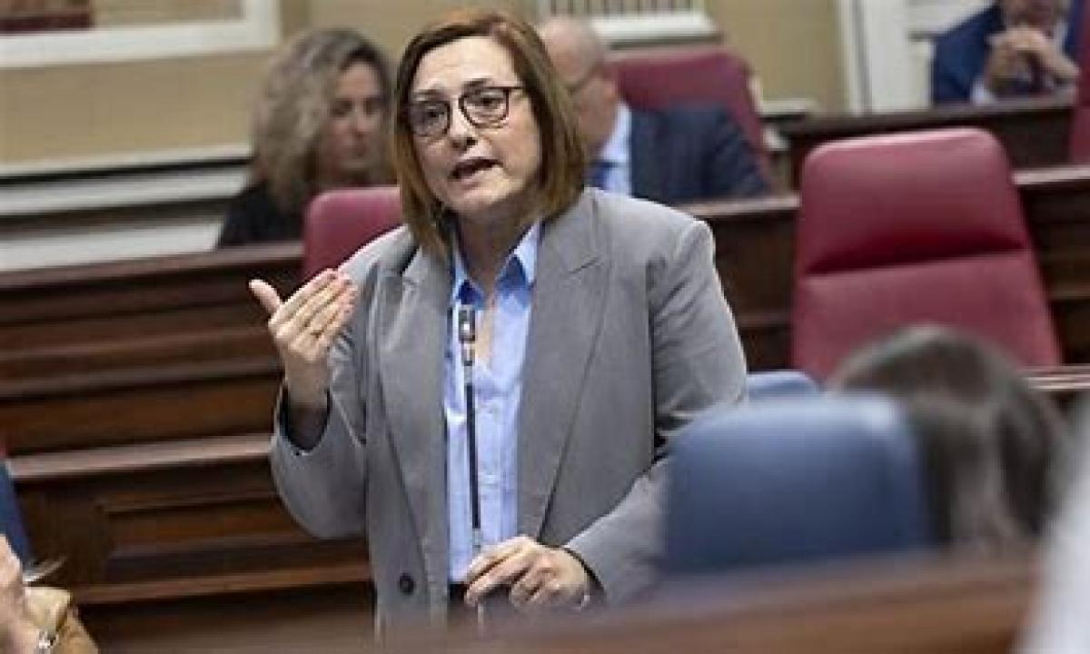 Consejera de Bienestar Social,Igualdad, Juventud, Infancia y Familias del Gobierno de Canarias, Candelaria Delgado.