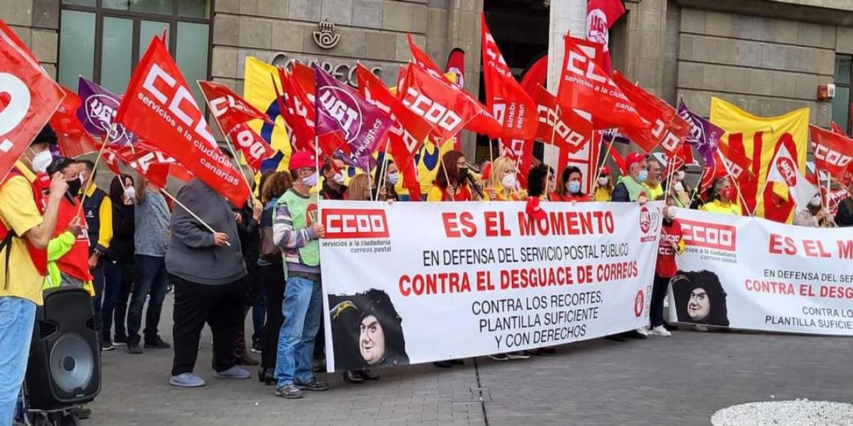movilización Correos en Tenerife portada