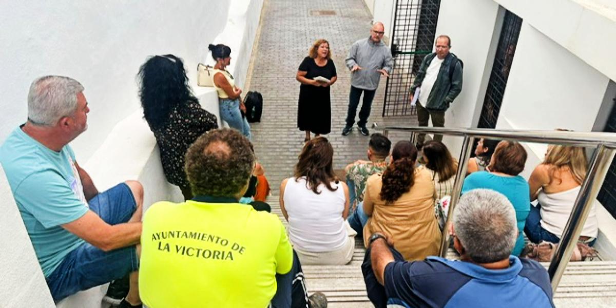 Personal del Ayuntamiento de La Victoria de Acentejo durante la asamblea