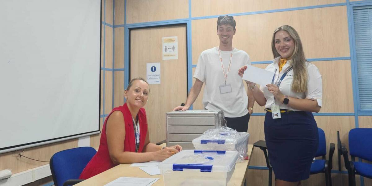 Elecciones en Ryanair Vuelo Tenerife Sur