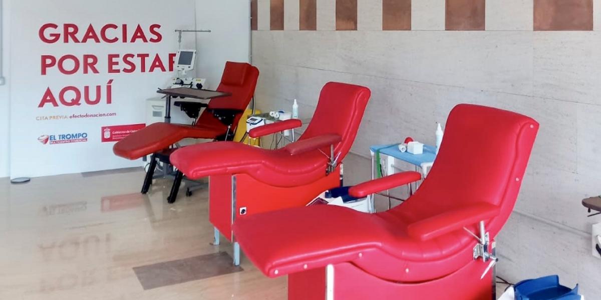 Sala de hemodonación de MC El Trompo