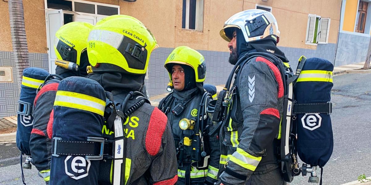 Bomberos del Consorcio de Emergencias de Gran Canaria